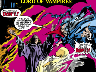 Tomb of Dracula #61 cover; pencils, Gene Colan; inks, Tom Palmer
