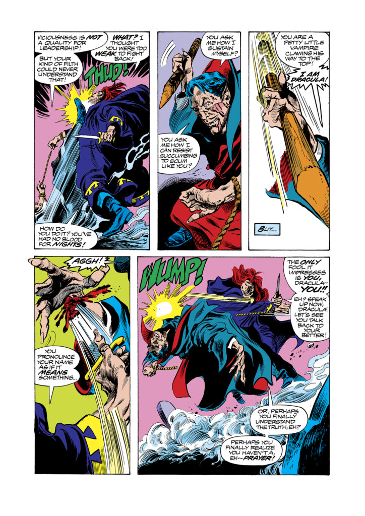 Tomb of Dracula #70, pg. 14; pencils, Gene Colan; inks, Tom Palmer