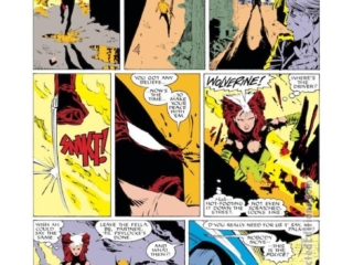 Uncanny X-Men #232, pg. 20; pencils, Marc Silvestri; inks, Dan Green; Wolverine, Rogue