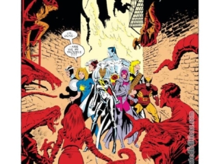 Uncanny X-Men #233, pg. 1; pencils, Marc Silvestri; inks, Dan Green, Brood, Denver, Colorado
