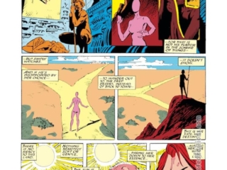 Uncanny X-Men #234, pg. 8; pencils, Marc Silvestri; inks, Joe Rubinstein; Madelyne Pryor, Gateway