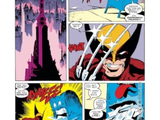 Uncanny X-Men #241, pg. 13; pencils, Marc Silvestri; inks, Dan Green; Wolverine, Snikt
