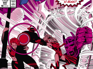 Uncanny X-Men #247 cover; pencils, Marc Silvestri; inks, Dan Green, Witness the fearful fate of an X-Man, What Price Victory, Havok, Sentinel