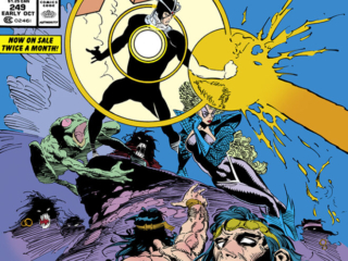 Uncanny X-Men #249 cover; pencils, Marc Silvestri; inks, Dan Green; Havok.Polaris; Savage Land, Amphibius, Gaza