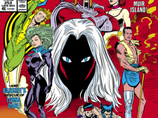 Uncanny X-Men #253 cover; pencils, Marc Silvestri; inks, Dan Green; Featuring Magneto&rsquo;s journey to Muir Island, Return of Forge, Moira MacTaggart, Banshee&rsquo;s rescue of Lorna Dane, Polaris, Storm, escape of Jubilee and Wolverine