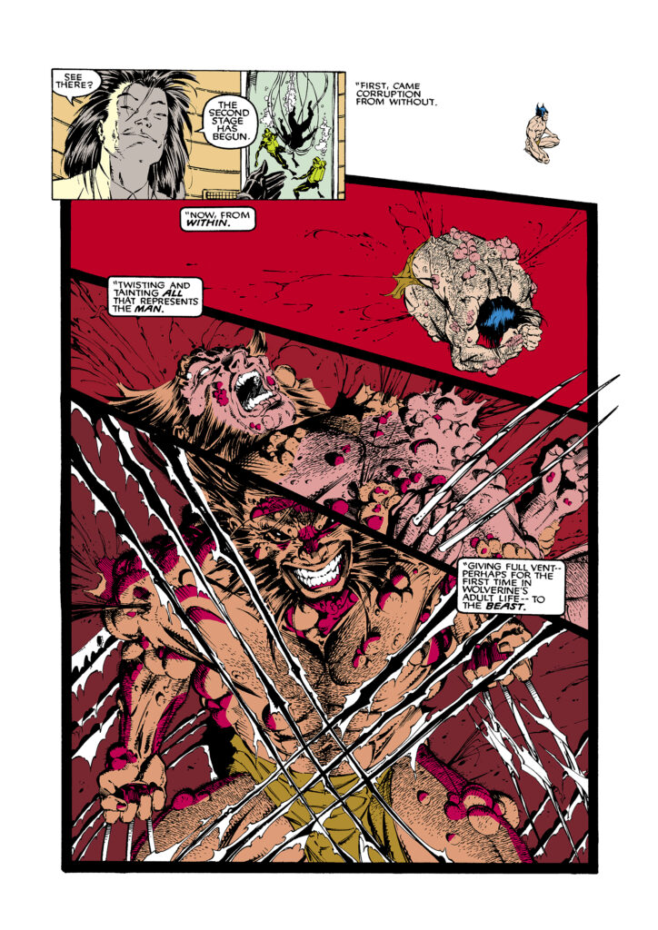 Uncanny X-Men #258, pg. 4; pencils, Jim Lee; inks, Scott Williams, Joe Rubinstein