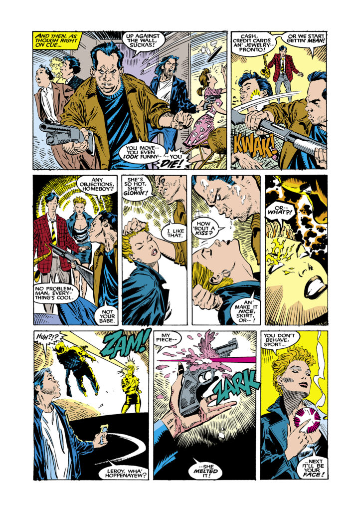 Uncanny X-Men #259, pg. 21; pencils, Marc Silvestri; inks, Dan Green