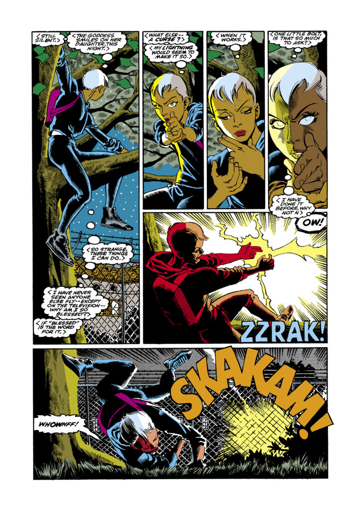 Uncanny X-Men #265, pg. 7; pencils, Bill Jaaska; inks, Joe Rubinstein