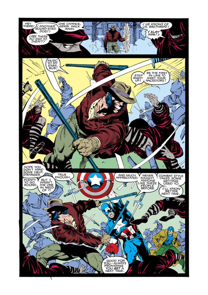 Uncanny X-Men #268, pg. 4; pencils, Jim Lee; inks, Scott Williams