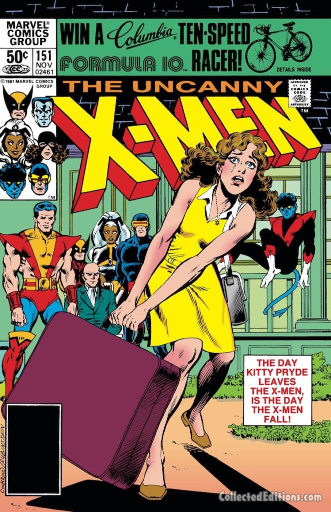 Uncanny X-Men #151 cover; pencils, Dave Cockrum; Kitty Pryde