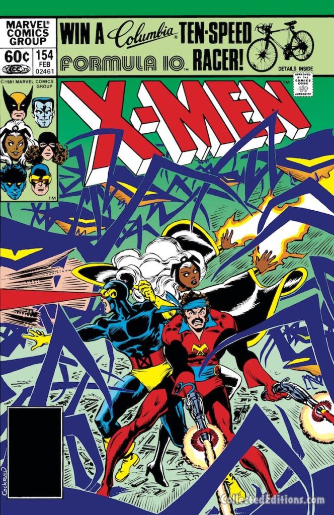 Uncanny X-Men #154 cover; pencils and inks, Dave Cockrum; Starjammers, Cyclops