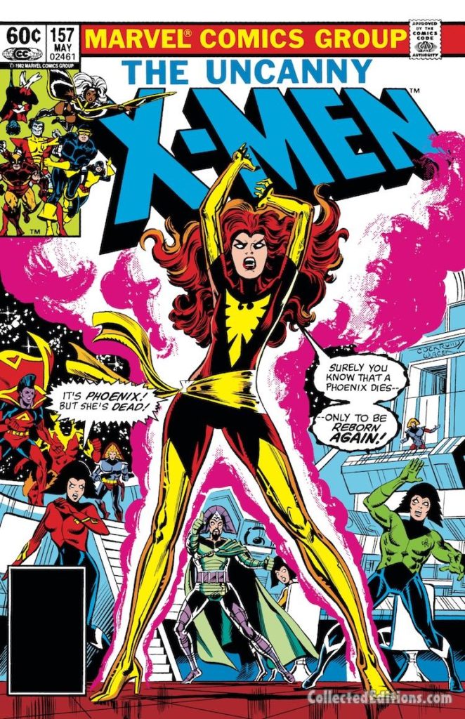 Uncanny X-Men #157 cover; pencils, Dave Cockrum; inks, Bob Wiacek; Phoenix