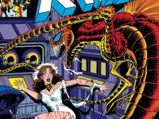 Uncanny X-Men #163 cover; pencils and inks, Dave Cockrum; Kitty Pryde/Brood Saga