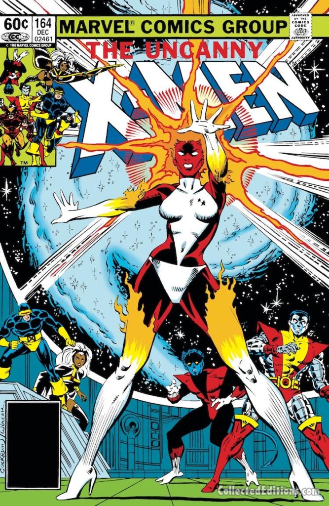 Uncanny X-Men #164 cover; pencils, Dave Cockrum; inks, Bob Wiacek; first appearance of Binary/Carol Danvers/Ms. Marvel/Captain Marvel