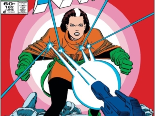 Uncanny X-Men #182 cover; pencils and inks, John Romita Jr.; Rogue solo story