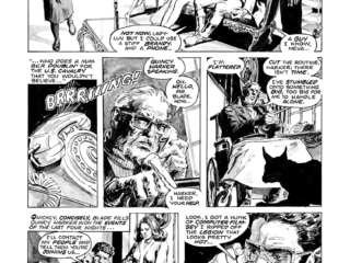 Vampire Tales #9, pg. 11. Blade in &ldquo;Bloodmoon&rdquo;; pencils and inks, Tony DeZuniga; Quincy Harker