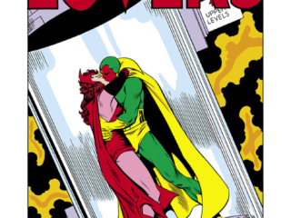 Vision and Scarlet Witch #1, pg. 10; pencils, Richard Howell; inks, Andy Mushysnky; Lovers splash page