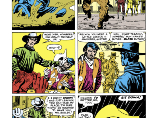 Gunsmoke Western #62. “The Gunman”, pg. 3; pencils, Jack Kirby; inks, Sol Brodsky Gunsmoke Western #62. “The Gunman”, pg. 3; pencils, Jack Kirby; inks, Sol Brodsky