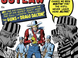 Kid Colt Outlaw #97 cover; pencils, Jack Kirby; inks, Dick Ayers Kid Colt Outlaw #97 cover; pencils, Jack Kirby; inks, Dick Ayers; The Guns of Drago Dalton