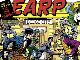 Wyatt Earp #25 cover; pencils, Jack Kirby; inks, Christopher Rule Wyatt Earp #25 cover; pencils, Jack Kirby; inks, Christopher Rule; Western Fighter; Dodge City; The Gunfighter