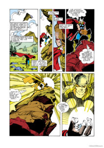 The Mighty Thor #360, pg. 9; pencils and inks, Walter Simonson