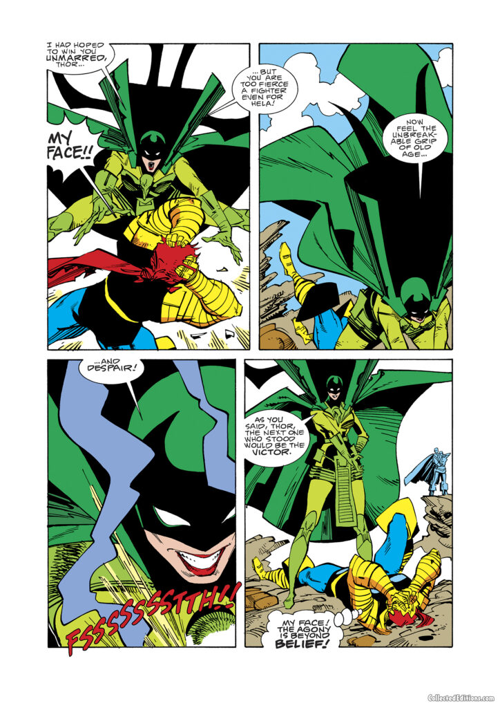 The Mighty Thor #361, pg. 18; pencils and inks, Walter Simonson