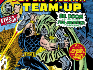 Giant-Size Super-Villain Team-Up #1 cover; pencils, Ron Wilson; inks, Frank Giacoia; Doctor Doom, Sub-Mariner
