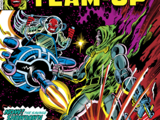 Super-Villain Team-Up #12 cover; pencils, Dave Cockrum; inks, Al Milgrom; Death Duel, Red Skull, Doctor Doom