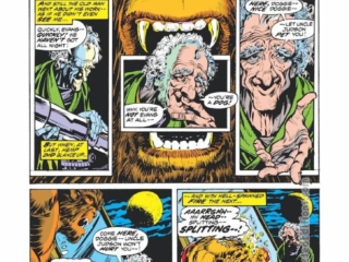 Werewolf by Night #5, pg. 13; pencils and inks, Mike Ploog; Jack Russell, Uncle Judson Hemp, Evans