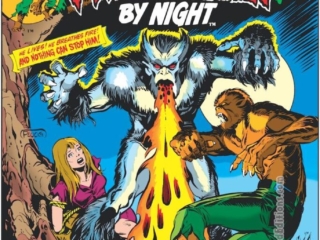 Werewolf by Night #8 cover; pencils and inks, Mike Ploog; Krogg the Lurker from Beyond, Jack Russell