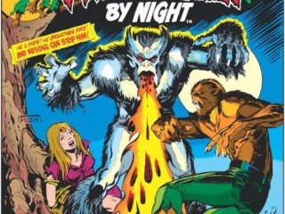 Werewolf by Night #8 cover; pencils and inks, Mike Ploog; Krogg the Lurker from Beyond, Jack Russell