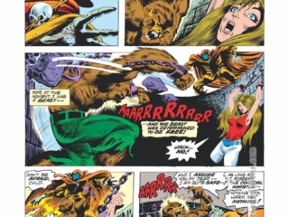 Werewolf by Night #10, pg. 2; pencils and inks, Tom Sutton; Sarnak, Jack Russell, Lissa Russell