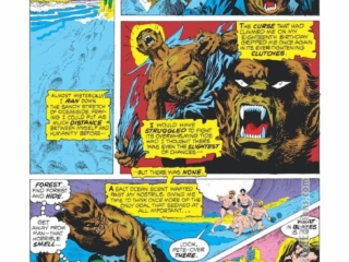 Werewolf by Night #11, pg. 7; pencils, Gil Kane; inks, Don Perlin; Jack Russell