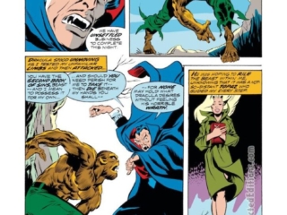 Werewolf by Night #15, pg. 15; pencils, Mike Ploog; inks, Frank Chiaramonte; Topaz; the Darkhold; Jack Russell, Tomb of Dracula, Count