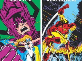 What If? #33 cover; pencils, John Romita Jr.; inks, Bob Layton What If? #33 cover; pencils, John Romita Jr.; inks, Bob Layton; What If Dazzler Had Become the Herald of Galactus