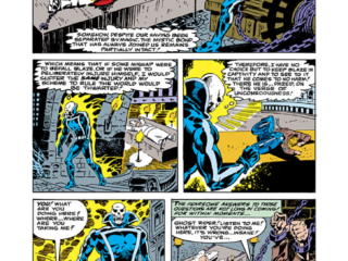 What If? #28, pg. 15. Ghost Rider in &ldquo;What If&hellip;Ghost Rider Were Separated from Johnny Blaze?&rdquo;; pencils and inks, Tom Sutton; Johnny Blaze