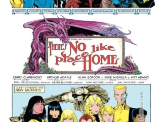 X-Men Annual #9, pg. 1; pencils, Arthur Adams; inks, Al Gordon, Mike Mignola, Arthur Adams; There&rsquo;s No Place Like Home, splash page, Chris Claremont, New Mutants