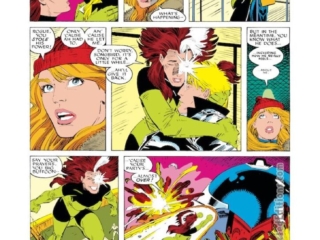 X-Men Annual #12, pg. 27; pencils, Arthur Adams; inks, Bob Wiacek; Longshot, Rogue