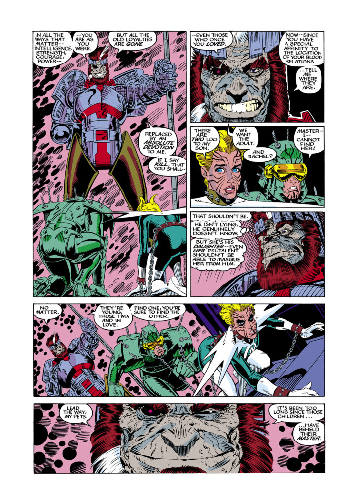 X-Men Annual #14, pg. 20; pencils, Arthur Adams; inks, Dan Green, Bob Wiacek, Al Milgrom, Art Thibert, Steve Mancuse