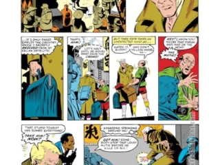 X-Men vs. Avengers #4, pg. 4; layouts, Keith Pollard; pencils and inks, Joe Rubinstein, Bob McLeod, Al Williamson, Al Milgrom; Magneto