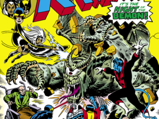X-Men #96 cover; pencils and inks, Sal Buscema; alterations, John Romita, Dave Cockrum X-Men #96 cover; pencils and inks, Sal Buscema; alterations, John Romita, Dave Cockrum: it’s the night of the demon, if the X-Men can’t defeat it, it may be the last night of the world; Kierrok