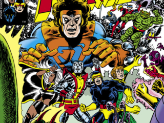 X-Men #107 cover; pencils and inks, Dave Cockrum; Starjammers, Colossus