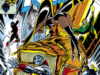 X-Men #108 cover; pencils and inks, Dave Cockrum; Armageddon Now, Colossus, Storm, Banshee