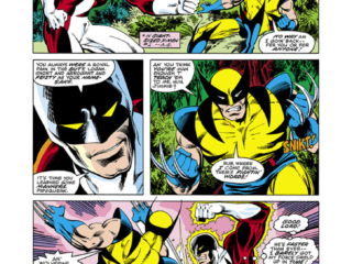 X-Men #109, pg. 11; pencils, John Byrne; inks, Terry Austin; Weapon Alpha, James McDonald, Wolverine, Canada