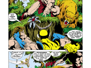 X-Men #115, pg. 10; pencils, John Byrne; inks, Terry Austin; Garokk, Ka-Zar, Nabu, Wolverine, Cyclops, Angel